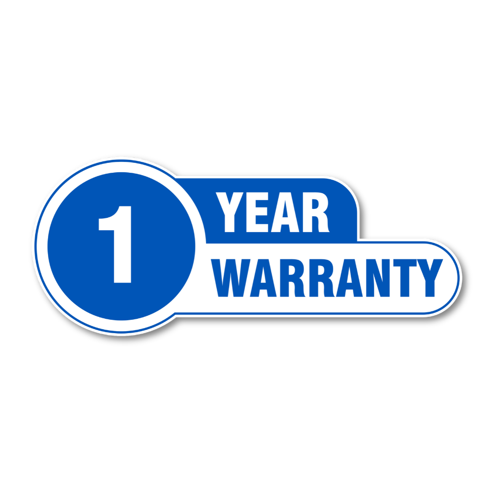 1-Year Warranty